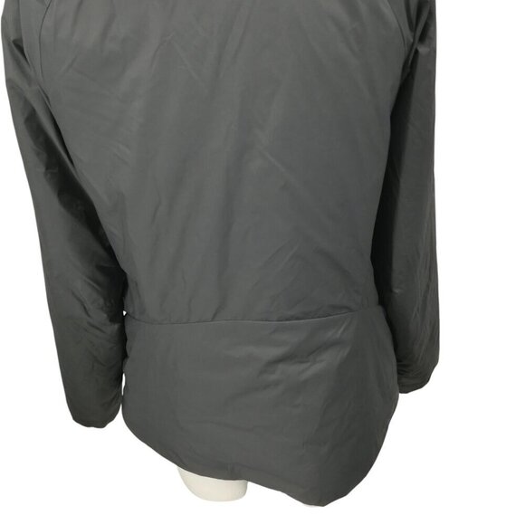 Eddie Bauer First Ascent Gray Goose Down Hooded Jacket Size L Pockets Outdoor - Picture 6 of 16